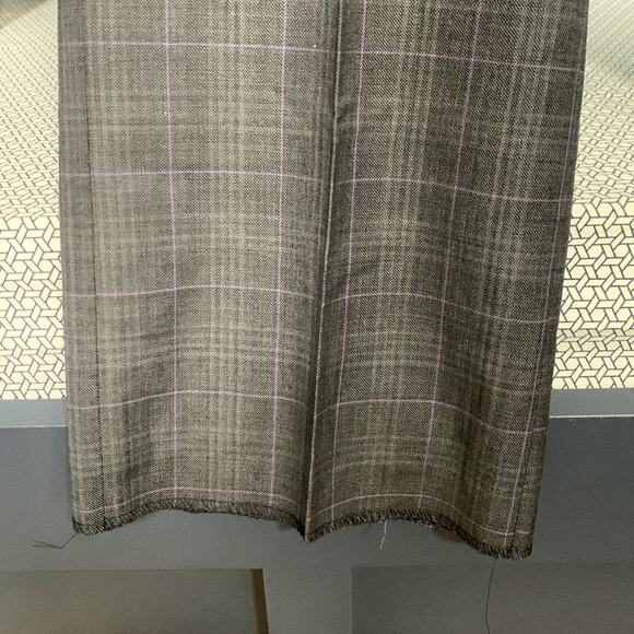 Jos. A. Bank Charcoal Plaid Men's Suit - Picture 8 of 12